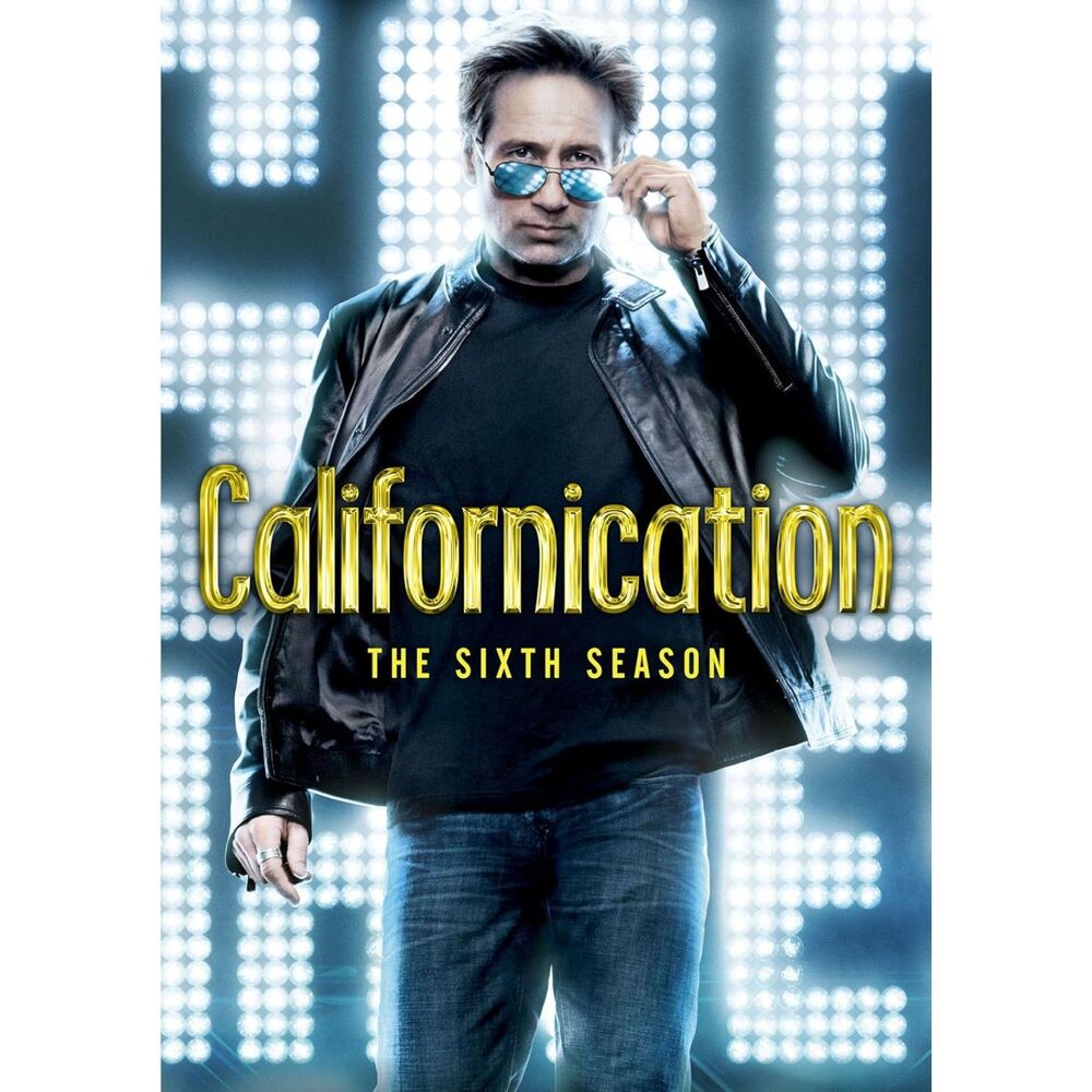 Californication: Season 6 DVD David Duchovny McElhone rare foil cover Showtime